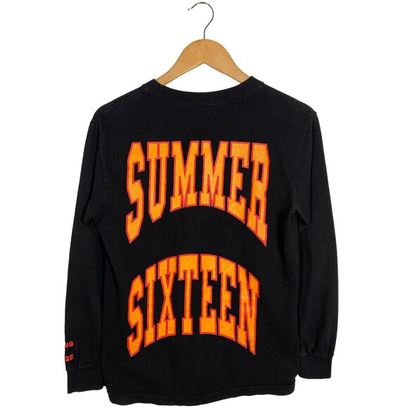 Drake Summer Sixteen 2016 Longsleeve Revenge Tour Tee Black men's size Small - Picture 2 of 7